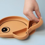 Talerzyk z przyssawką Wally - niebieski / Done by Deer