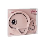 Talerzyk z przyssawką Wally - różowy / Done by Deer