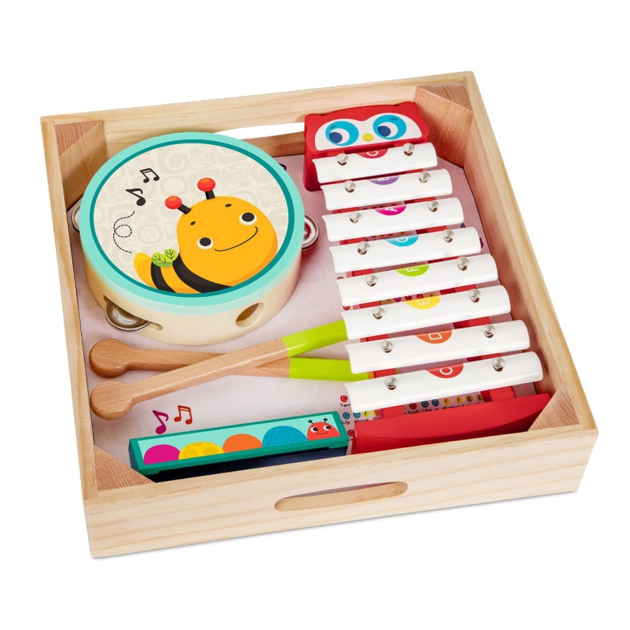 Mini Melody Band – zestaw drewnianych instrumentów / B.Toys