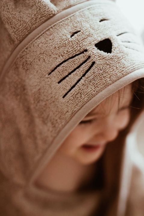 Duży bambusowy ręcznik powder pink / Memi