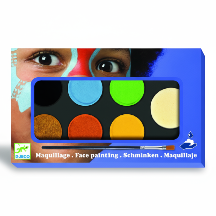 Farby do malowania twarzy NATURE - 6 kolorów / Djeco DJ09230