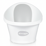 Wanienka z odpływem i piankowym oparciem - grey / Shnuggle Baby