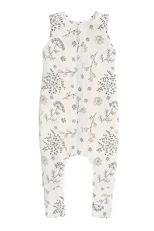 Dwustronny śpiworek z nóżkami - Bloom/Czarne kropki ROZMIARY / Sleepee