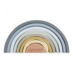 Drewniana tęcza błękit - nowa kolekcja / Little Dutch