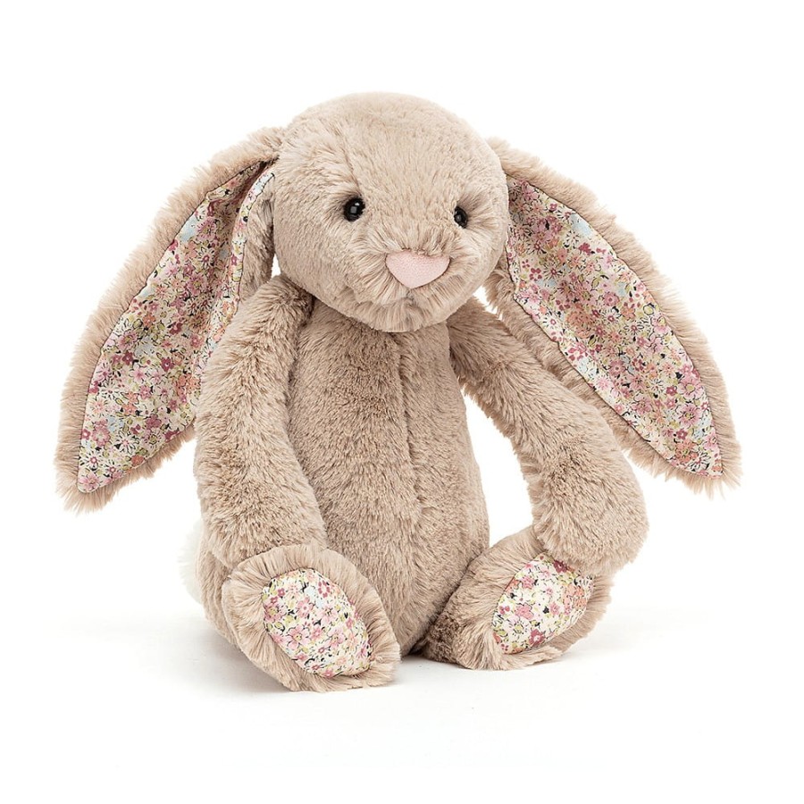 Jellycat króliczek beżowy blossom RÓŻNE WYMIARY