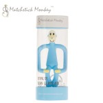 Gryzak masujący ze szczoteczką JASNY NIEBIESKI / Matchstick Monkey