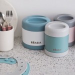 Pojemnik - termos obiadowy ze stali nierdzewnej 300 ml - eucalyptus green / Beaba