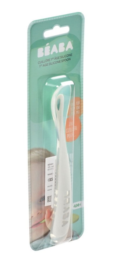 Łyżeczka silikonowa 4m+ light mist / Beaba