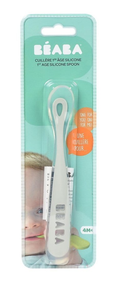 Łyżeczka silikonowa 4m+ light mist / Beaba