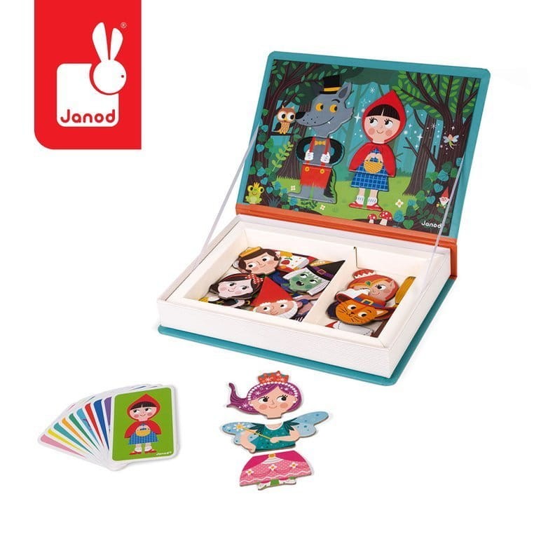 Magnetyczna układanka Świat baśni Magnetibook / Janod