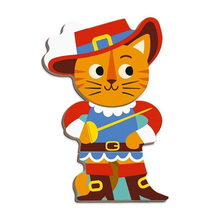 Magnetyczna układanka Świat baśni Magnetibook / Janod