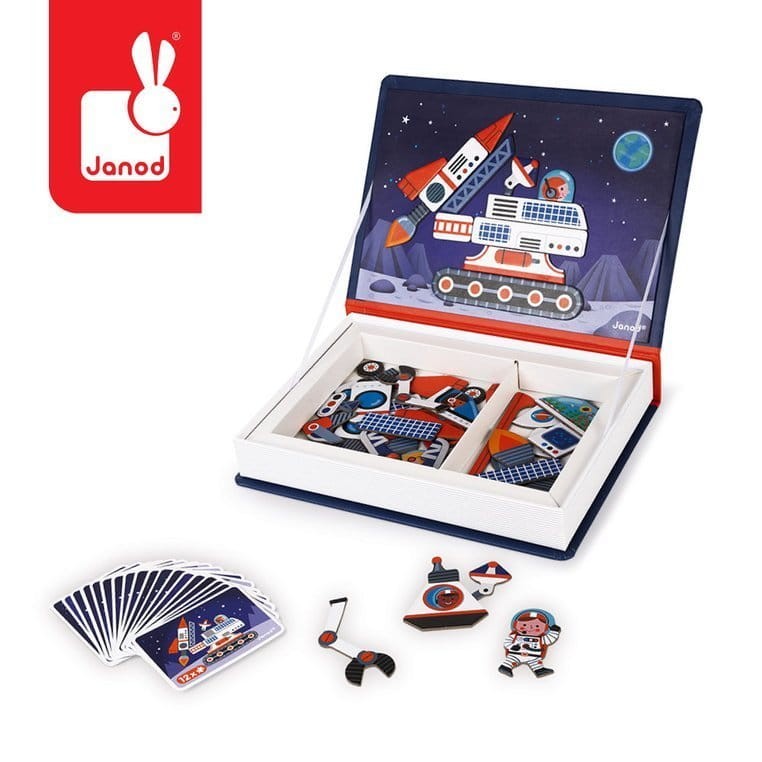 Magnetyczna układanka Kosmos Magnetibook / Janod