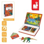 Magnetyczna układanka Dinozaury Magnetibook / Janod