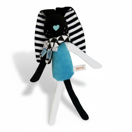 Przytulanka króliczek NIEBIESKI / Mom's Care