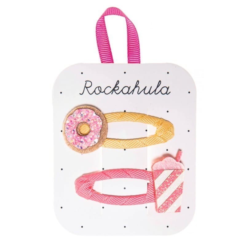 Spinki do włosów Donat and Milkshake / Rockahula Kids