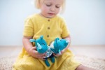 Mini - przytulanki rodzina nosorożców z rozkładaną matą Nosorożec Marius 2 lata+ / Lilliputiens