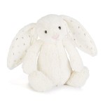 Jellycat króliczek Biały gwiazdki RÓŻNE WYMIARY