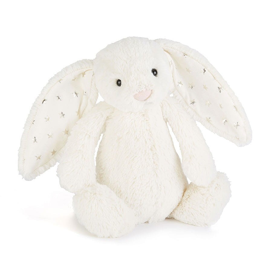 Jellycat króliczek Biały gwiazdki RÓŻNE WYMIARY