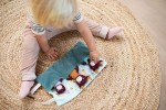 Mini - przytulanki rodzina krówek z rozkładaną matą Krówka Rosalie 2 lata+ / Lilliputiens