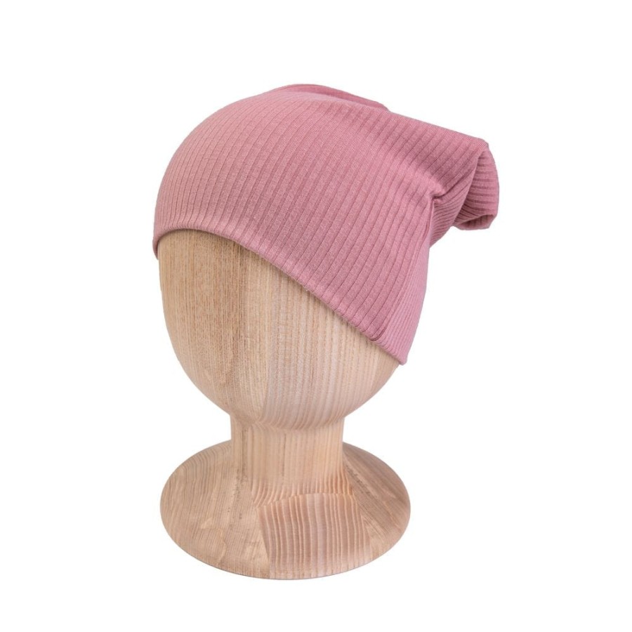 Czapka w prążek UL&KA BLUSH różne rozmiary
