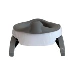 Wkład silikonowy składany na nocnik, szary / Potette Plus