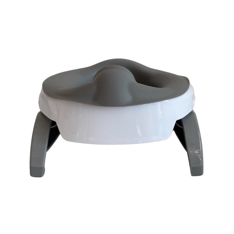 Wkład silikonowy składany na nocnik, szary / Potette Plus