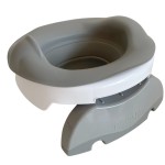 Wkład silikonowy składany na nocnik, szary / Potette Plus