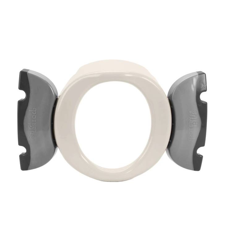 2w1 nocnik turystyczny i nakładka na toaletę, biało-szary / Potette Plus