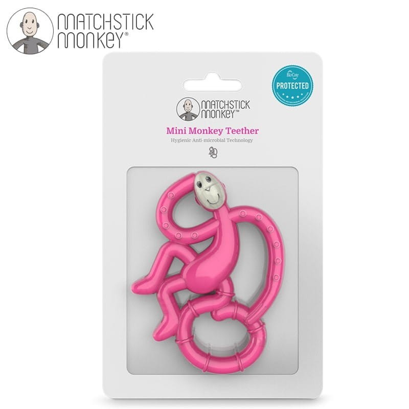 Gryzak masujący MINI RÓŻOWY / Matchstick Monkey