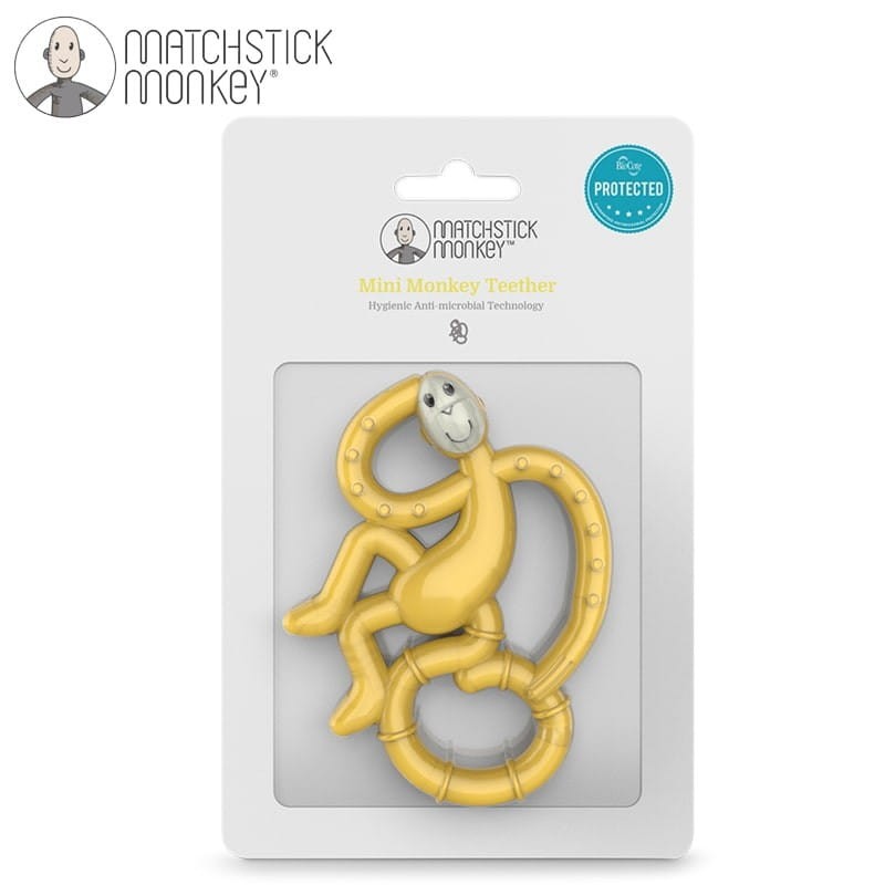 Gryzak masujący MINI ŻÓŁTY / Matchstick Monkey