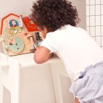 Drewniana tablica manipulacyjna Farma 9 m+ / Lilliputiens