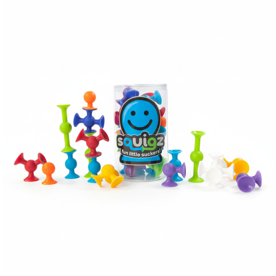 Klocki Przyssawki Squigz - zestaw startowy / Fat Brain Toys