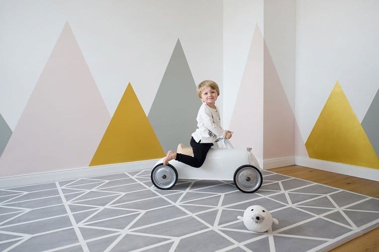Mata piankowa podłogowa do zabawy Nordic Pebble Grey / Toddlekind