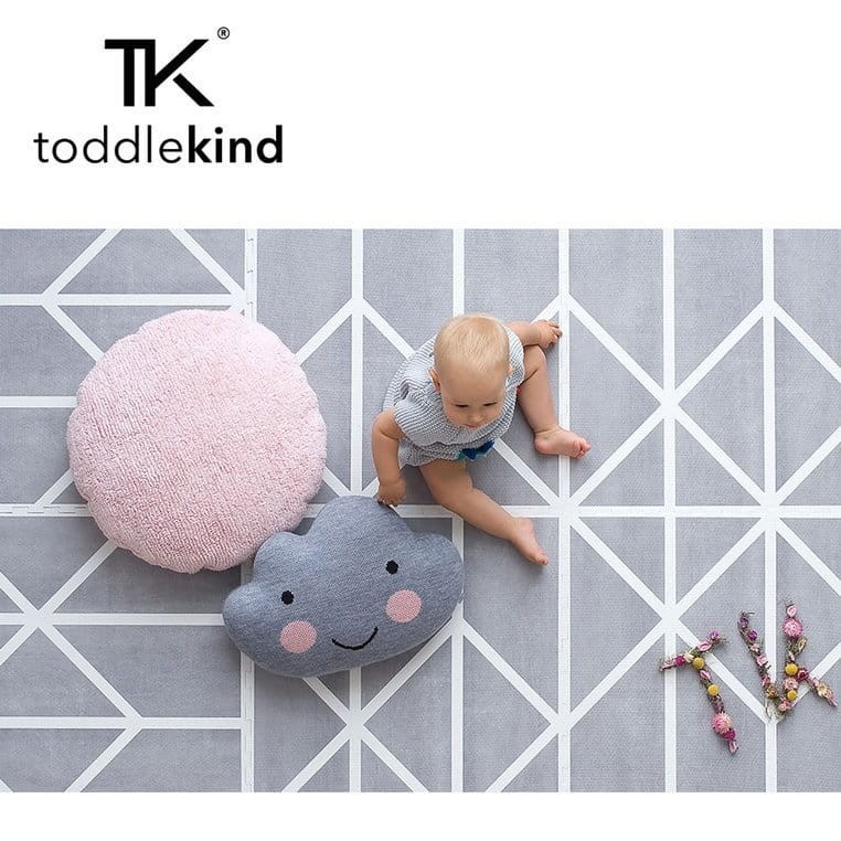 Mata piankowa podłogowa do zabawy Nordic Pebble Grey / Toddlekind