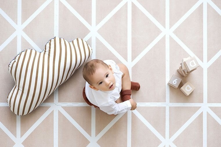 Mata piankowa podłogowa do zabawy Nordic Clay Beige / Toddlekind