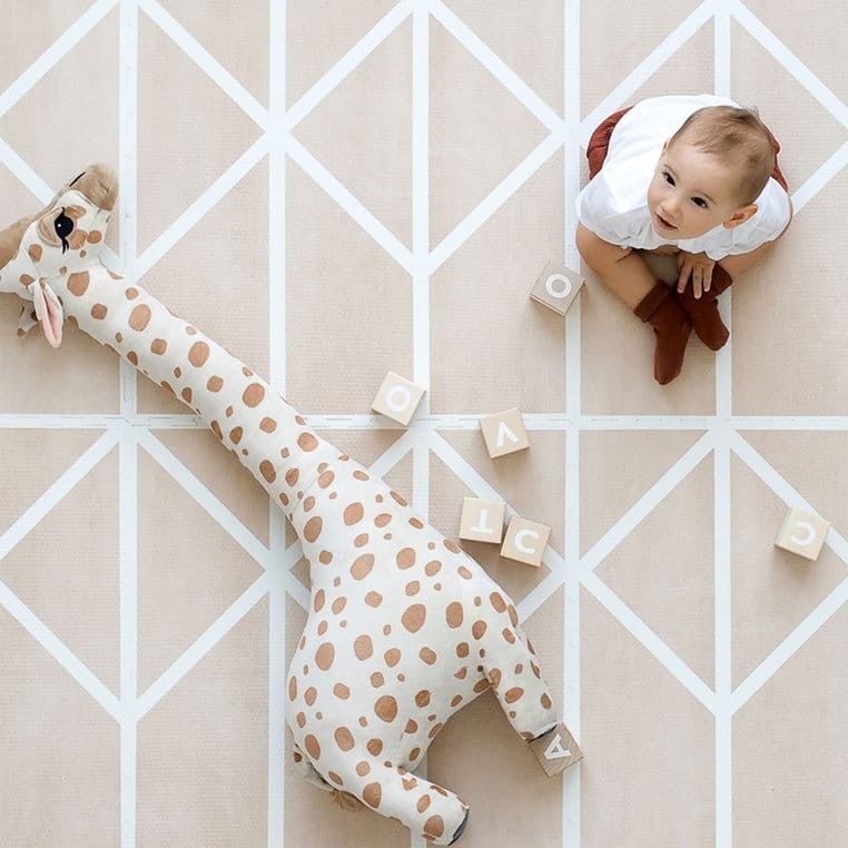 Mata piankowa podłogowa do zabawy Nordic Clay Beige / Toddlekind