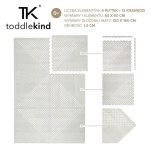 Mata piankowa podłogowa do zabawy Earth Dove Grey / Toddlekind