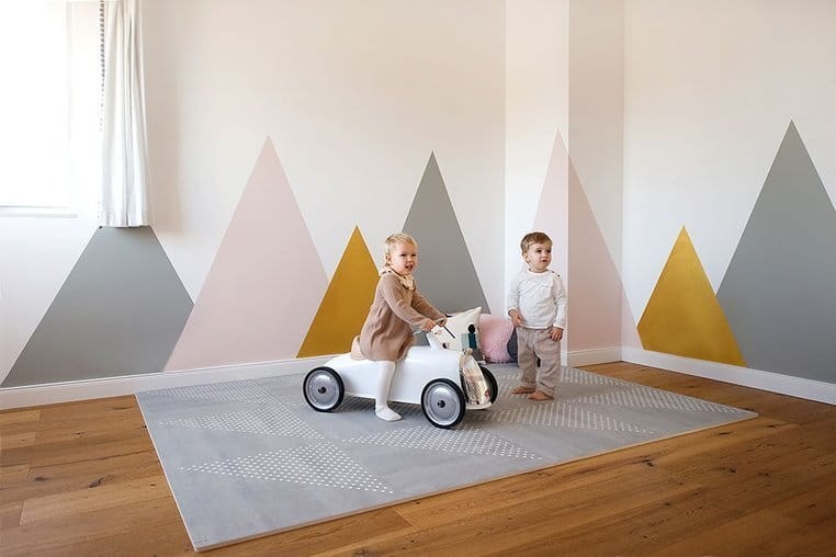 Mata piankowa podłogowa do zabawy Earth Dove Grey / Toddlekind