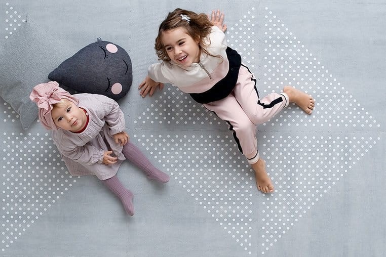 Mata piankowa podłogowa do zabawy Earth Dove Grey / Toddlekind