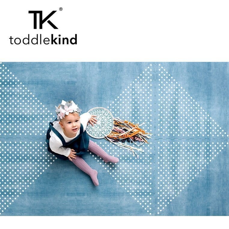 Mata piankowa podłogowa do zabawy Earth Marine Blue / Toddlekind