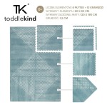 Mata piankowa podłogowa do zabawy Earth Marine Blue / Toddlekind