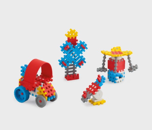 Klocki wafle MINI konstruktor chłopiec 70 szt. / Marionex