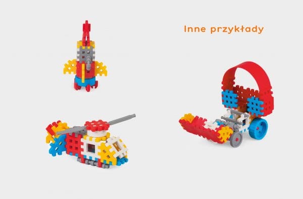 Klocki wafle MINI konstruktor chłopiec 70 szt. / Marionex