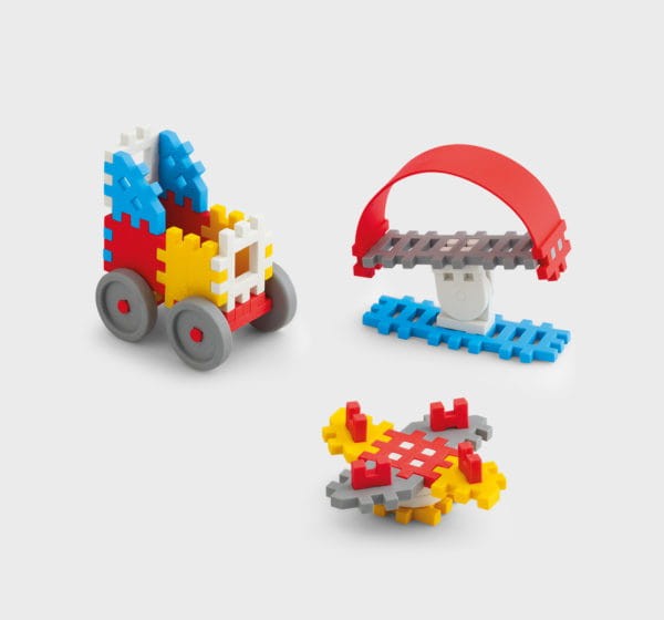 Klocki waffle MINI konstruktor chłopiec 35 szt. / Marionex