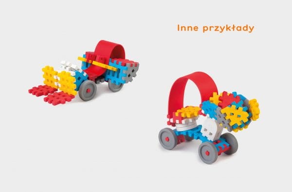 Klocki waffle MINI konstruktor chłopiec 35 szt. / Marionex