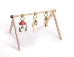 Gimnastyka dla bobasa z drewnianym stojakiem - Boho Chic / Tiny Love