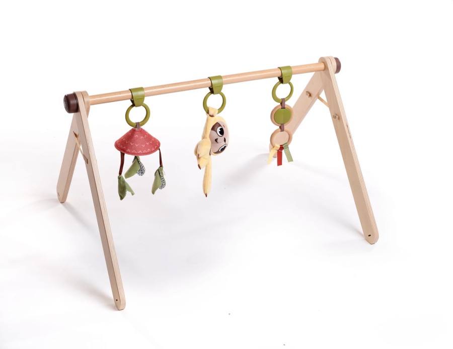 Gimnastyka dla bobasa z drewnianym stojakiem - Boho Chic / Tiny Love