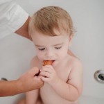 2 pierwsze szczoteczki na palec Cambrige Clay & Sand/ Mushie