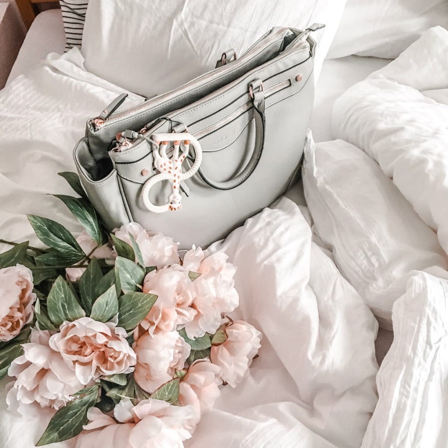 Torba dla mamy CARLA light gray / Joissy