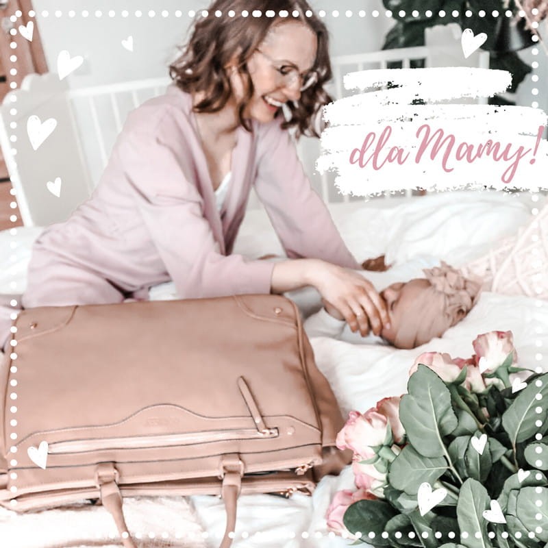 Torba dla mamy CARLA dusty pink JOISSY & MAMAVILLE / Joissy